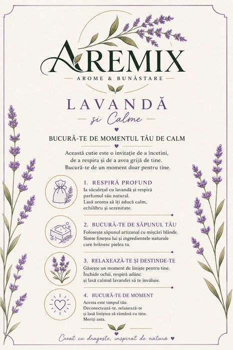 Pachetul Aremix Lavanda si calme