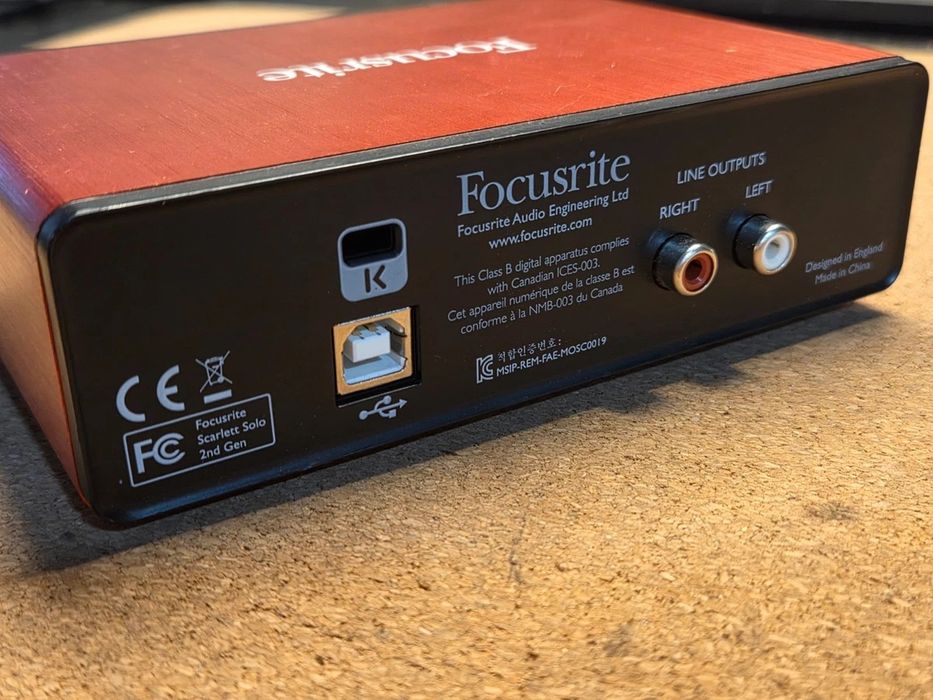 Focusrite Solo Interfața Audio 2nd Gen