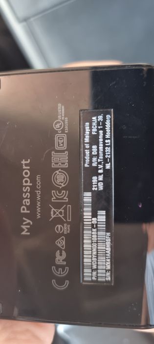 WD Western Digital My Passport 2.5 1TB