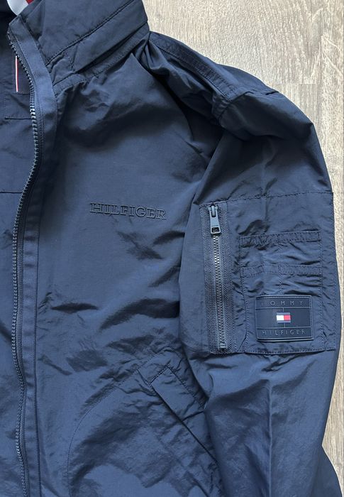 Преходно яке/ветровка Tommy Hilfiger Cotton Mix Stand Collar Jacket
