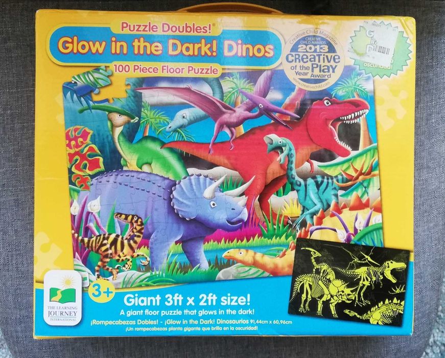 Голям пъзел от 100 части с динозаври