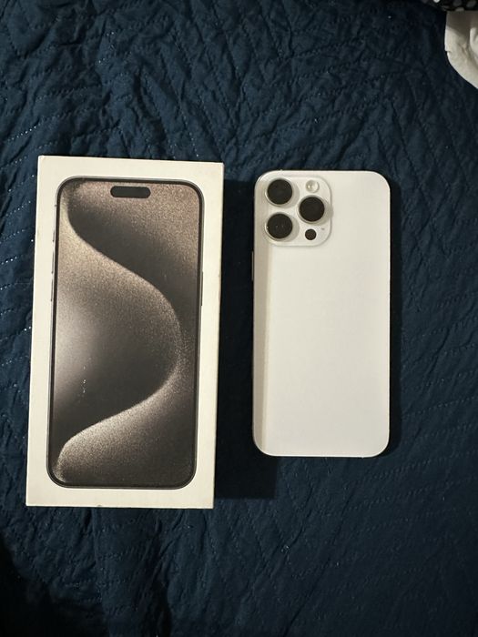 В продаже Iphone 15 Pro max, 512 MB, White Titanium