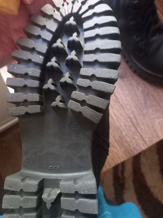 сапоги кожанные размер 36 на девочку