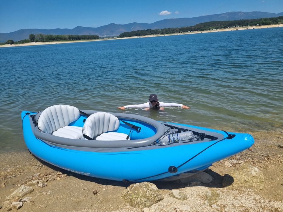 Надуваем каяк двуместен Hydro Force Пълен комплект