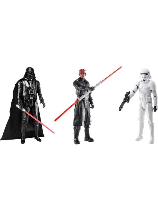 Star Wars Clash of The Dark Side включает три фигурки высотой 30 см