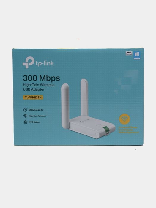 Wifi adapter: TP-Link TL-WN822N Wi-Fi USB Adapter (Yangi)