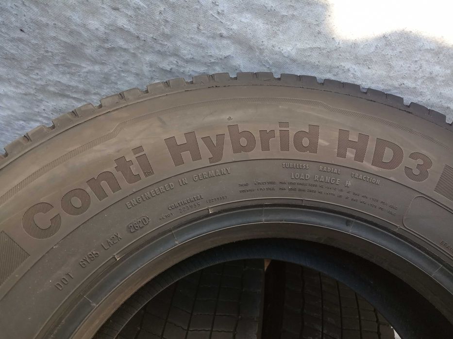 4 товарни гуми 285/70R19.5 Continental Hybrid HD3 146/144M M+S DOT2020