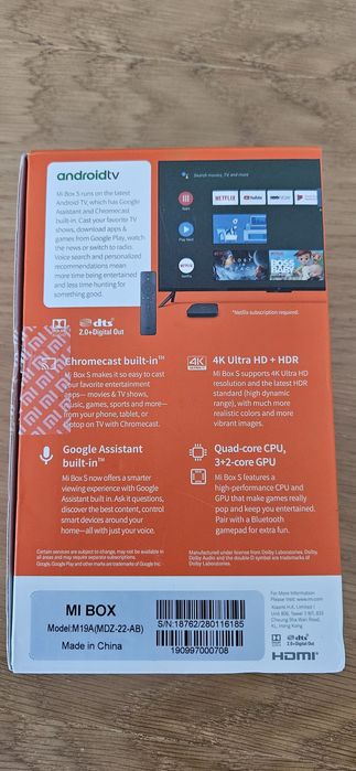 Xiaomi Mi Box S — 4K медиаплеер