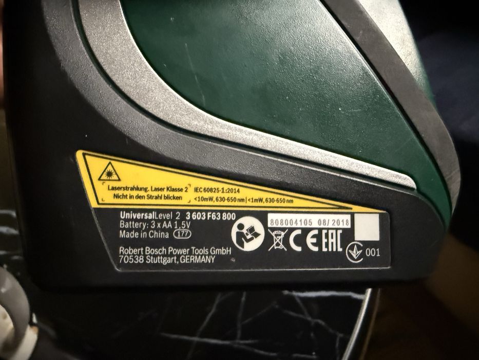 * BOSCH LEVEL 2 оригинальный лазерный уровень в отличном состоянии