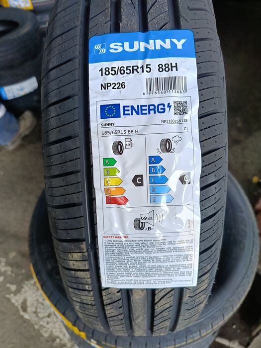 НОВИ ЛЕТНИ -15цола -185/65-1бр.--95лв."SUNNY"-с монтаж и баланс