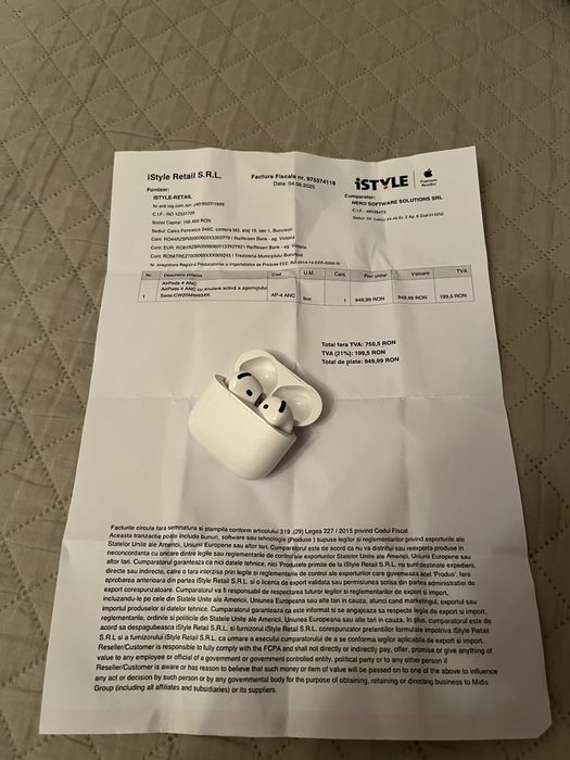 Vand Airpods 4 cu Anc