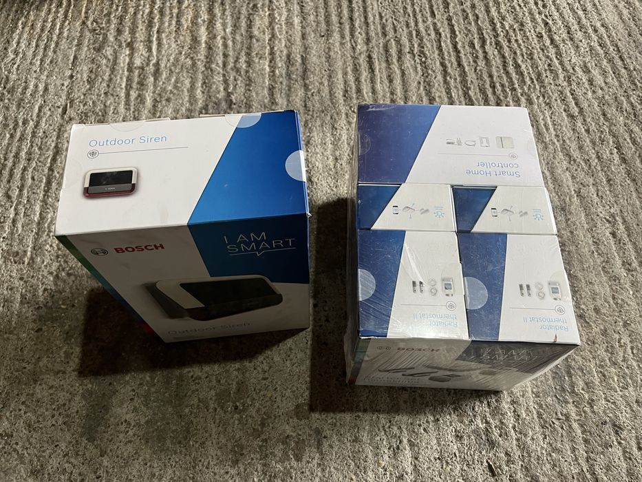 Set Bosch Smart Home Controller Siren door Window Radiator termostat
