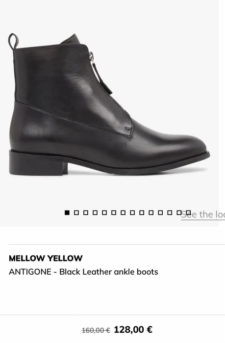 Mellow Yellow боти естествена кожа 35,5 номер