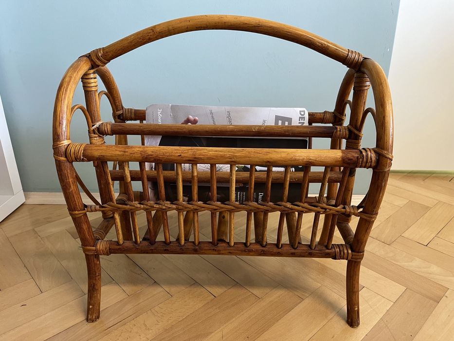Бамбукова поставка за списания / 70-те