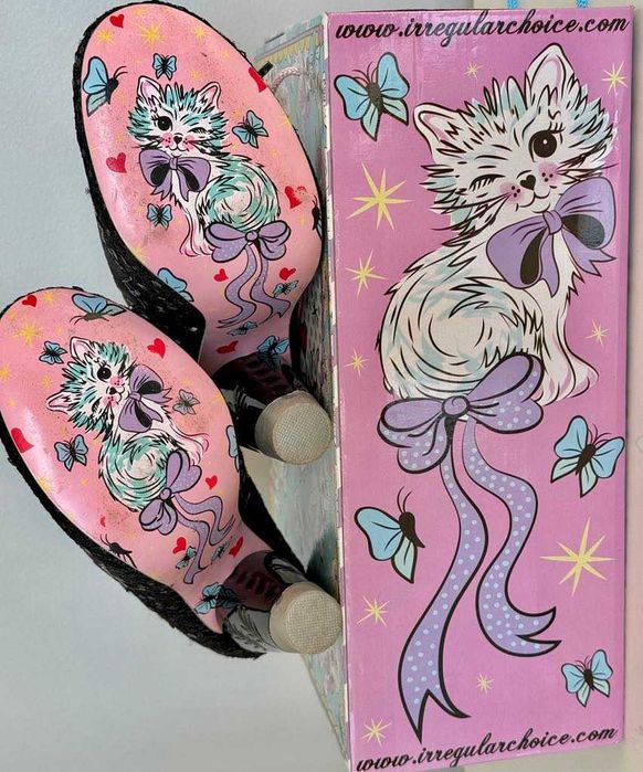 Официални дамски обувки Iregular choice, Bubblegum, номер 37