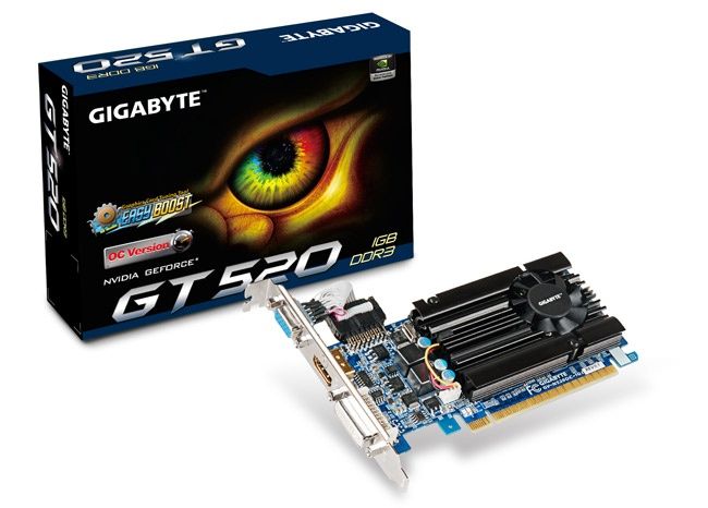 Видеокарта Gigabyte NVIDIA GeForce GT 520