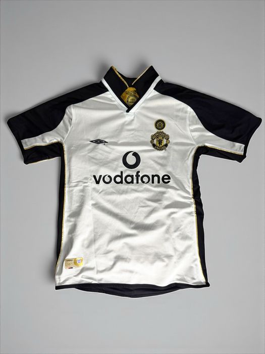 Tricou de Fotbal Retro Manchester United 01/02 Third Double Sided Kit