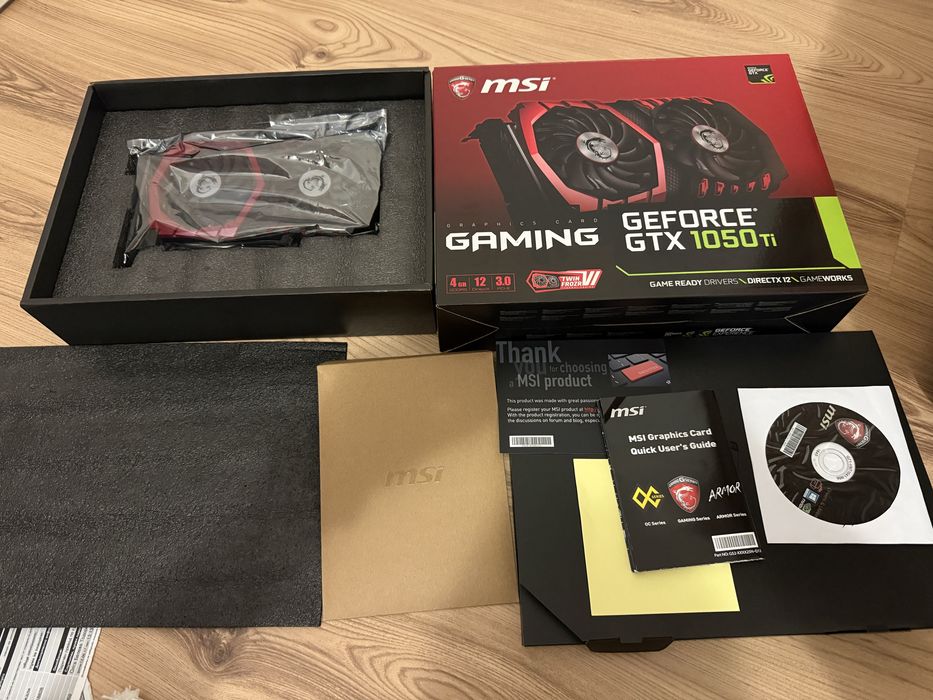 MSI GTX 1050-ti 4gb GamingX