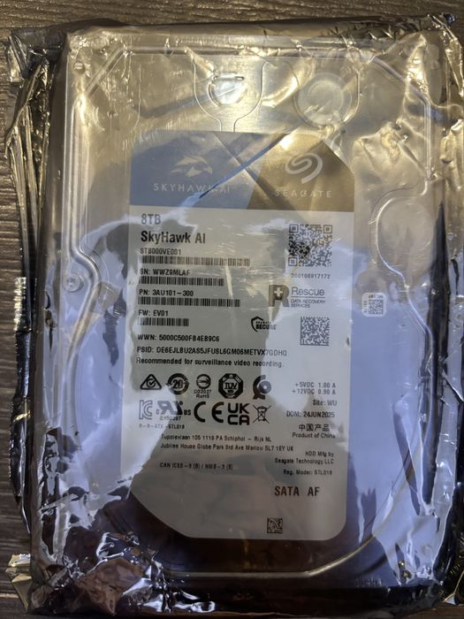 Seagate Skyhawk 8Tb HDD жесткий диск 8тб