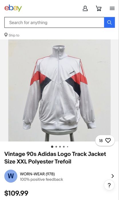 Geaca Bluza ADIDAS Vintage 80s 90s Barbati | Marime M