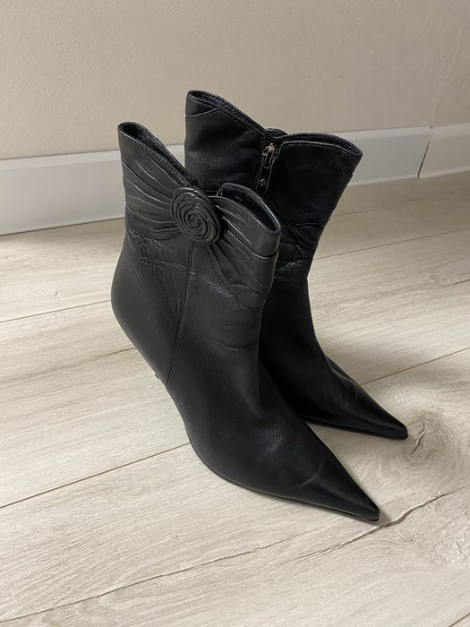 Сапоги, полусапожки кожаные