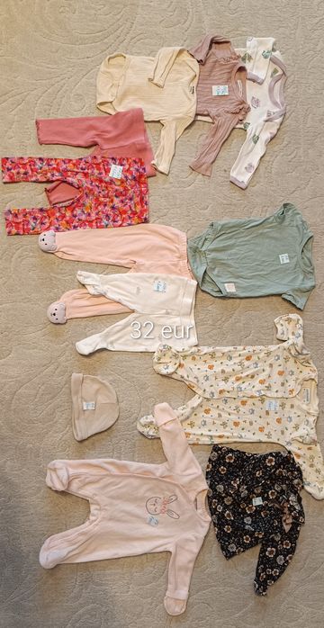 Лот-21 бр.Бодита къс/дълъг ръкав, ританки, гащеризон, пижамкаки, клинч