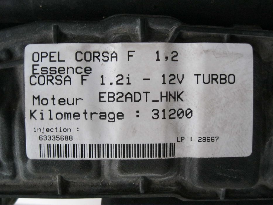 Motor 1,2i*EB2ADT_HNK*2020PeugeotCitroenOpelCorsaF *101CpEur6CuAnexe*31000kmImportFranta