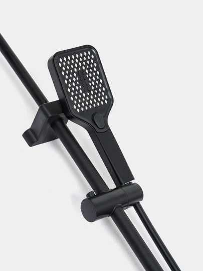 HALI dush tizimi, 4 tasi 1 da, tropik dush, vanna uchun smestitel qora