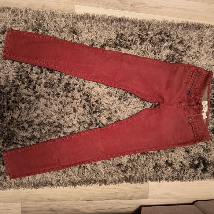 Jeans tip reiat Tom Tailor, roșii, mărimea 36