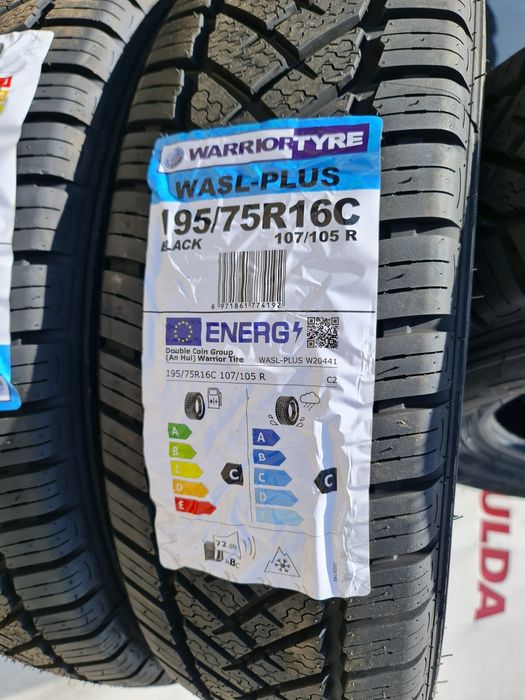 ANVELOPA 195/75 R16C WARRIOR TIRE WASL-PLUS 107/105R ALL SEASON  Cauciucuri tractor, Fiat, Case, Fendt, John Deere, New Holland, Massey Ferguson, UTB