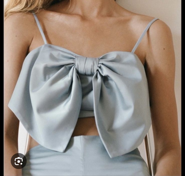 Нов сатениран сет Зара М размер