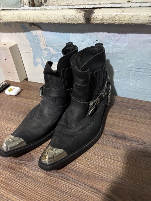 Байкерские ботинки