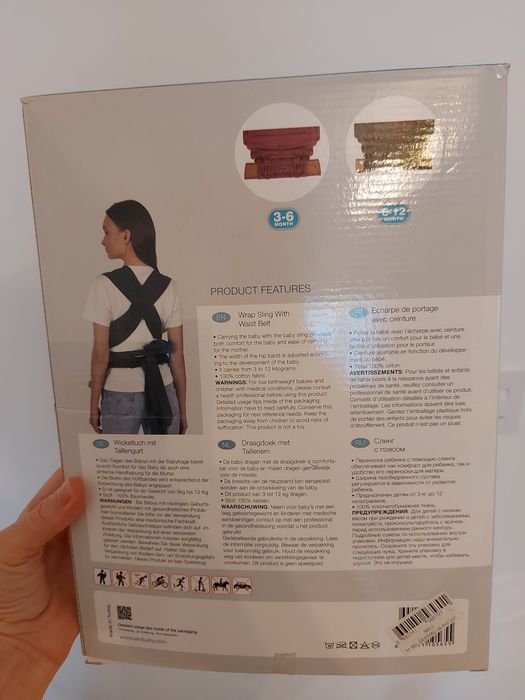 Wrap sling bebelus