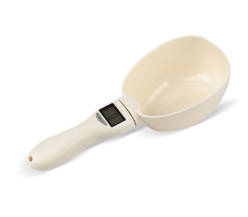 Cantar de bucatarie digital tip lingura 800 g 0.1 g alb