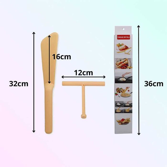 Шпатула за палачинки с ролер практичен помощник за перфектни палачинки