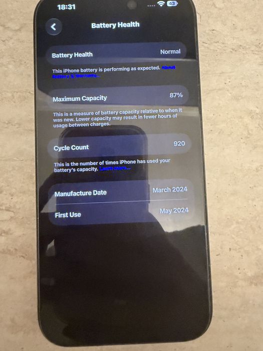Iphone 15 pro 128 gb