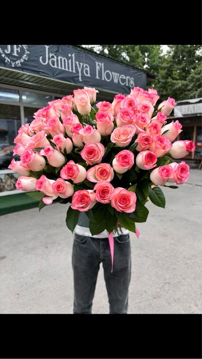 Акция на розы 70 см