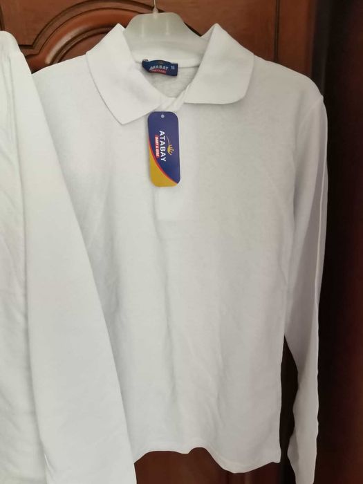 Tricouri polo baieti noi cu maneca lunga (12-14 ani)