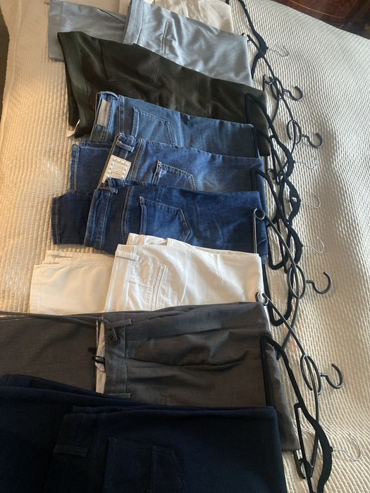 8бр. Дъки и панталони Maso Ditti, Zara, Boss,Мng,4Us, Marco polo