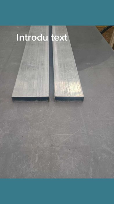 Țevi rectangulare din tabla zincata