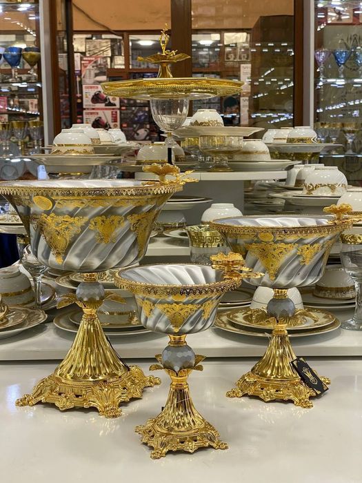 Багима шохона багима фужер посуды хрусталь bagima shoxona bagima fujer