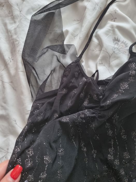 TOP negru cu sclipici!!