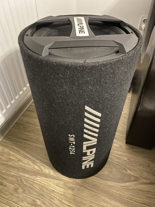 Vand subwofer alpine swt-1254 1000w + statie