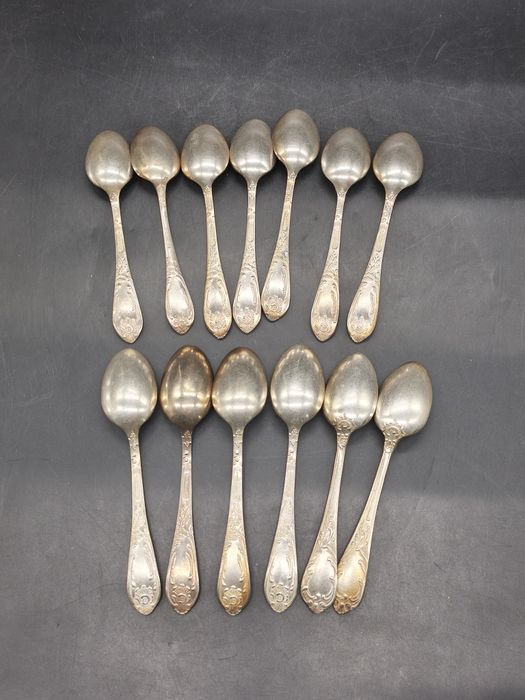 Чайные ложки мельхиор