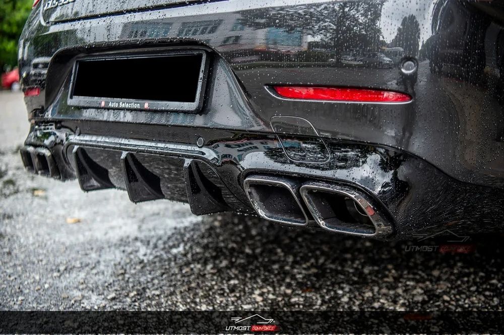 Дифузьор Mercedes CLS C257 W257 2018-2023 63 AMG GT coupe Мерцедес Diffuser Спойлер