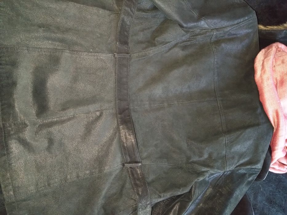 Geacă neagră piele vițel