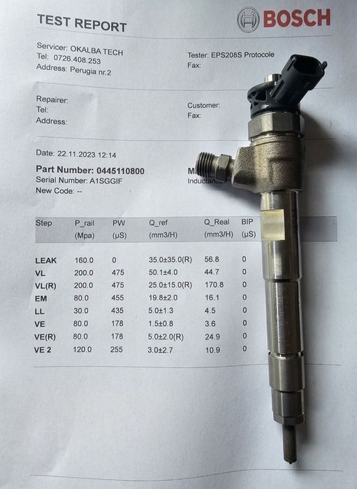 Injectoare diesel si benzina reconditionate profesional