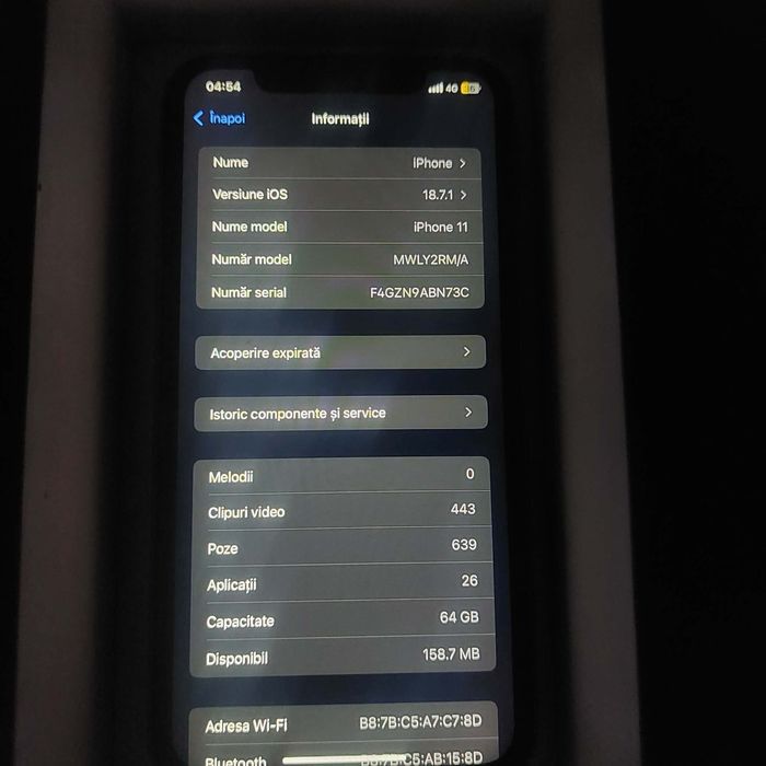 Vând iPhone 11 64gb