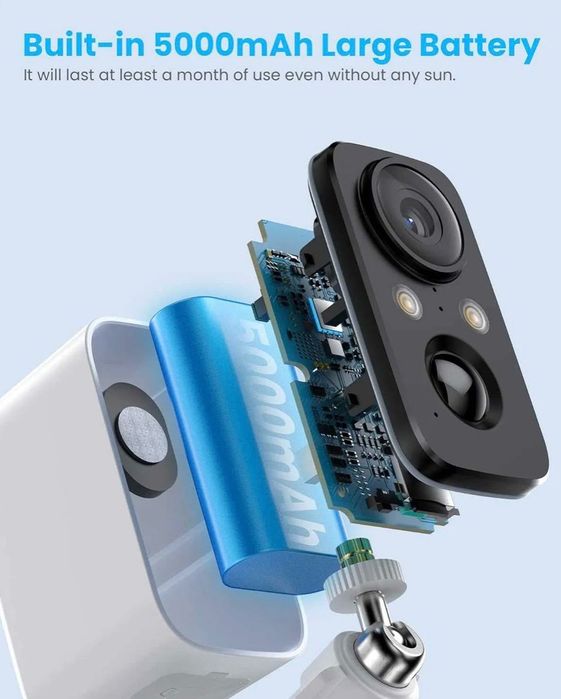 Акумулаторна камера със соларен панел FOAOOD DF 220