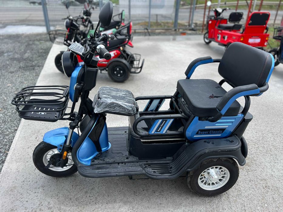 THOR SUPERXL-2 tricicleta electrica tuk tuk nou verde albastru